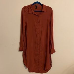 Button down shirt dress
